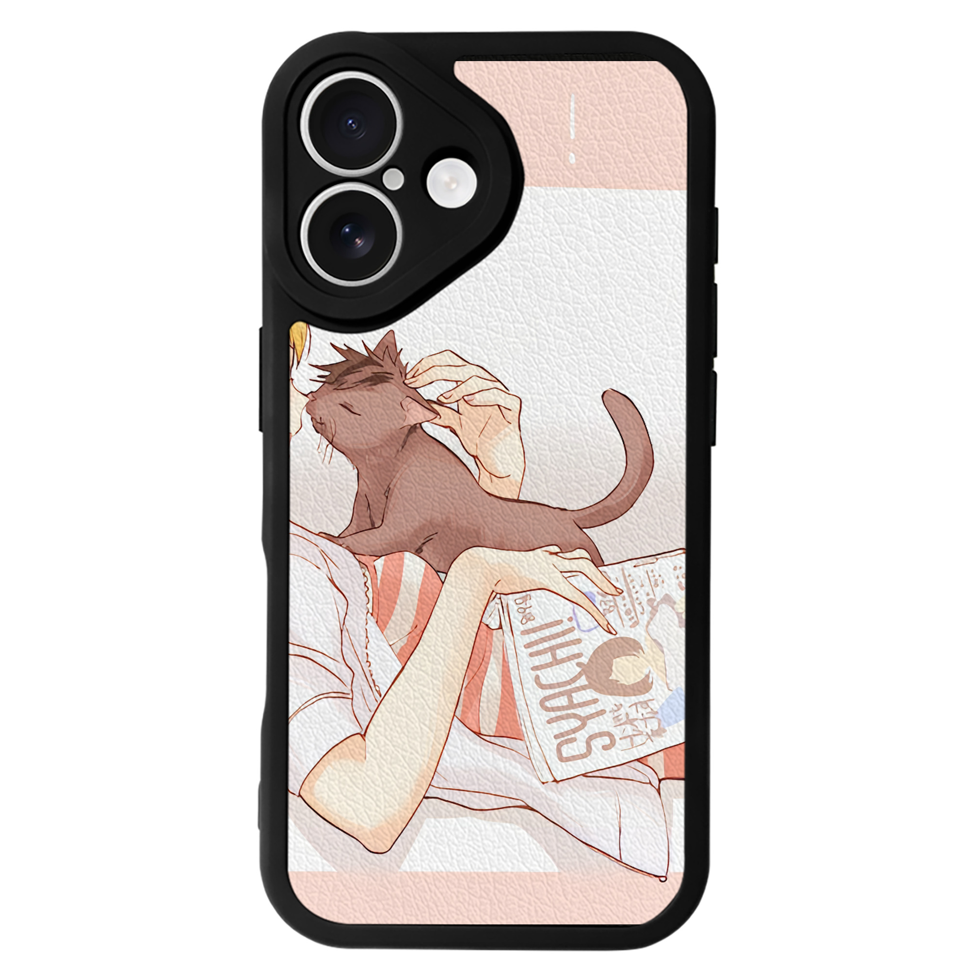 （画像用） ハイキュー!! Haikyu!! 【iPhone 16シリーズ対応】シリコンスマホケース（レザー調） 材質：シリコン